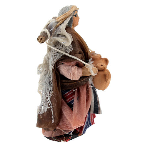 Water carrier with jars for 6 cm Neapolitan Nativity Scene 4