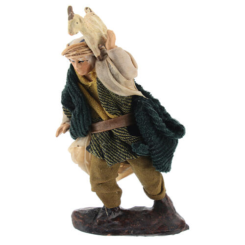 Man with goat for 8 cm Neapolitan Nativity Scene 1