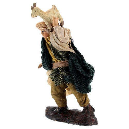 Man with goat for 8 cm Neapolitan Nativity Scene 2