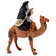Wise man on a camel for 12 cm Neapolitan Nativity Scene s5