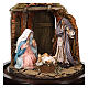 Holy Family set 20x25 cm Nativity Neapolitan nativity 12 cm s2