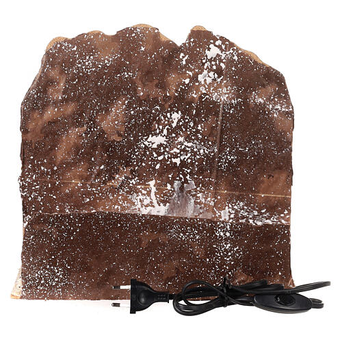 Capanna araba 28x30x28 cm completa 6 cm presepe napoletano 4