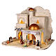 Middle Eastern nativity set gold dome 35x45x50 cm complete 6 cm s2