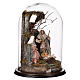 Nativity in a bell jar 40x30 cm for 15 cm Neapolitan Nativity Scene s4