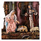 Temple with column and Nativity 70x45x35 cm for 30 cm Nativity Scene s2