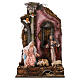 Temple colonne Nativité 70x45x35 cm crèche 30 cm s1