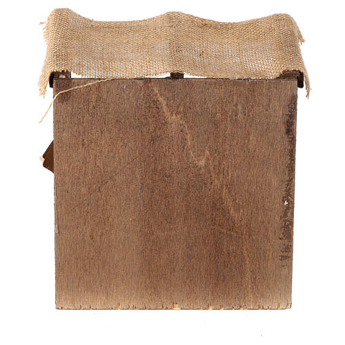 Banca de frutas 20x20x15 cm para presépio napolitano de 12 cm 5