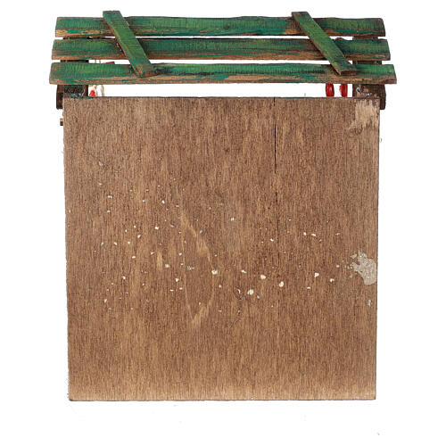 Butcher's stand 20x20x15 cm for Neapolitan Nativity Scene of 12 cm 5