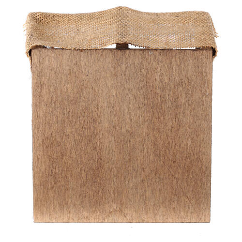 Banca do peixe 20x20x15 cm para presépio napolitano de 12 cm 5