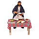 Set 4 santons avec table crèche napolitaine de 13 cm s6