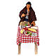 Having lunch table set of 4 Neapolitan nativity figures 13 cm s8