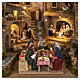 Family eating dinner 15x20x20 cm, animated scene for 12 cm Neapolitan Nativity Scene s2