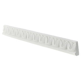 Frise motif végétal pour crèche napolitaine en plâtre à peindre 2x25 cm