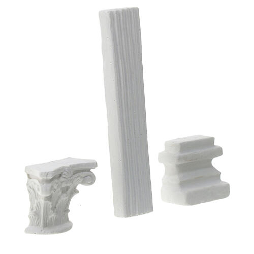 Frontale colonna 3 pz presepe da colorare 18 cm 3