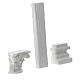Frontale colonna 3 pz presepe da colorare 18 cm s3