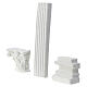 Frontal column figurines 3 pcs for nativity scene to color 18 cm s2