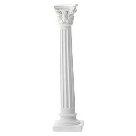 Colonna rigata gesso da colorare presepe napoletano 10 cm 
