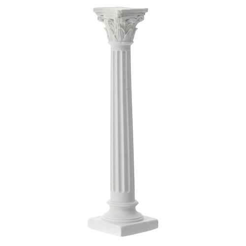 Colonna rigata gesso da colorare presepe napoletano 10 cm  2