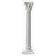 Striped column statue plaster for coloring Neapolitan nativity scene 10 cm s3
