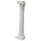 Small half column for Neapolitan Nativity Scene, plaster to paint, 18 cm s2