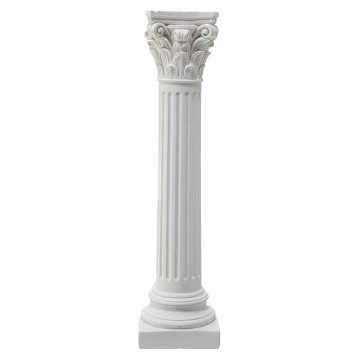 Semi colonne petites dimensions plâtre à peindre 18 cm crèche napolitaine 1