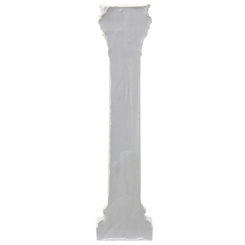 Semi colonne petites dimensions plâtre à peindre 18 cm crèche napolitaine 5