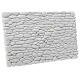 Muro pietra orizzontale gesso da colorare 15x25 cm s3