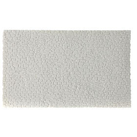 Muro antico bianco presepe napoletano da colorare 15x25 cm