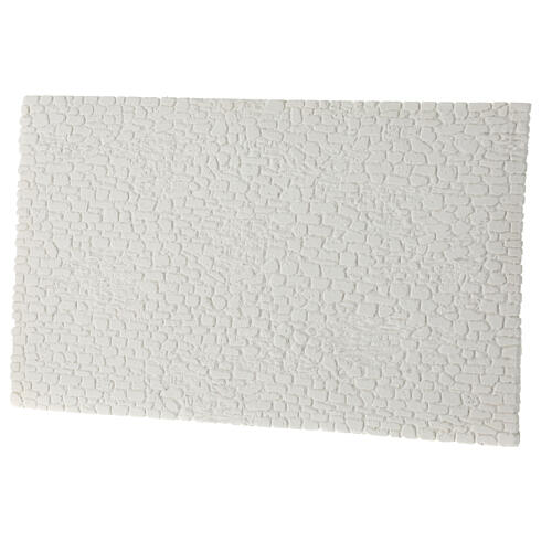 Muro antico bianco presepe napoletano da colorare 15x25 cm 2