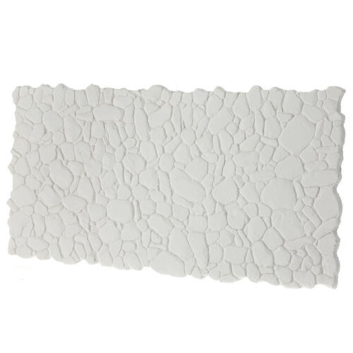 Revêtement sol modulaire pierres irrégulières à peindre pour crèche napolitaine 15x30 cm 2