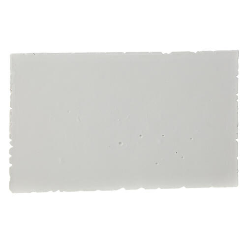 Muro pietra con intonaco presepe napoletano gesso da colorare 25x15 cm 4