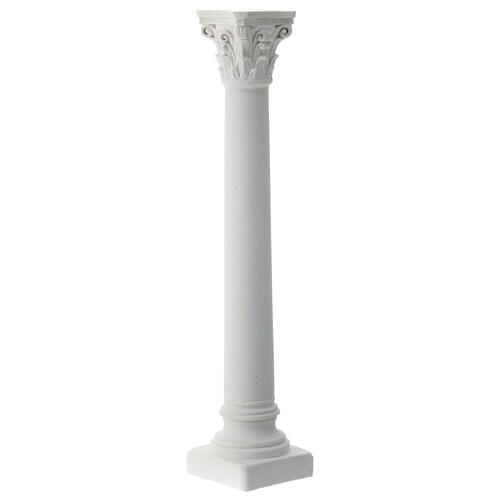 Smooth column figurine for Neapolitan nativity scene to color 15 cm 2