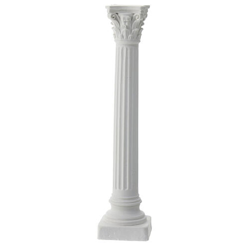 Column with vertical lines, to paint, Neapolitan Nativity Scene, 15 cm 1