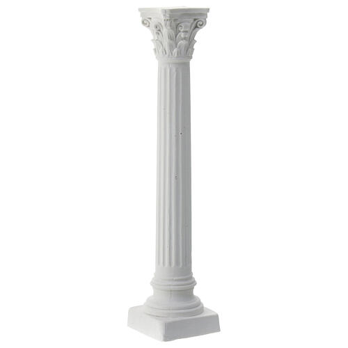 Column with vertical lines, to paint, Neapolitan Nativity Scene, 15 cm 2