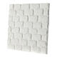White stone wall plaster Neapolitan nativity 20x20 cm s2
