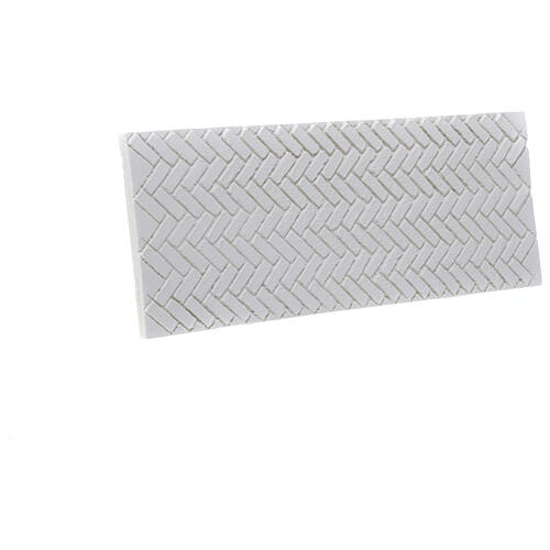 Suelo de espina de pescado del belén napolitano para colorear 10x25 cm 3