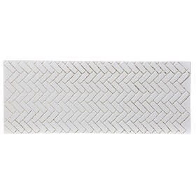Smooth floor accessory for Neapolitan nativity scene to color 10x25 cm