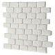 Muro modulare grande da colorare gesso presepe napoletano 20x25 cm s2