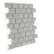 Muro modulare grande da colorare gesso presepe napoletano 20x25 cm s3
