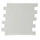 Muro modulare grande da colorare gesso presepe napoletano 20x25 cm s4