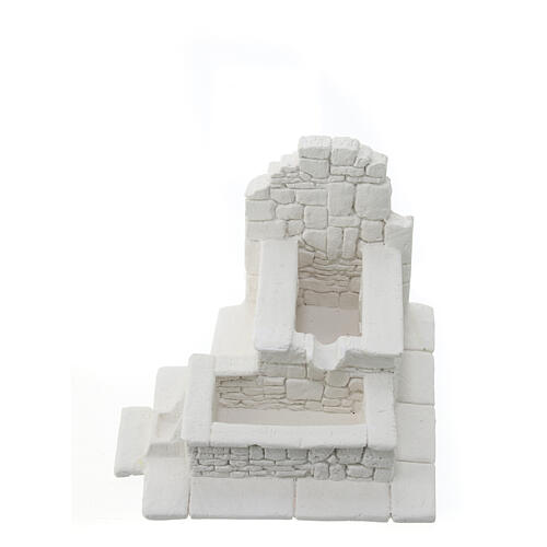 Fontanna do szopki, 10 cm, do kolorowania, 10x15x15 cm 4