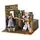 Woman chasing a mouse, animated character for 10 cm Neapolitan Nativity Scene, 15x20x20 cm s2