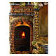 Borgo napoletano stile 700 presepe 10-12 cm 2 archi 60x50x35 cm s2