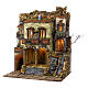 Borgo napoletano stile 700 presepe 10-12 cm 2 archi 60x50x35 cm s3