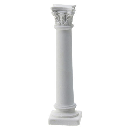 Colonna liscia 6 cm gesso da colorare presepe napoletano 1