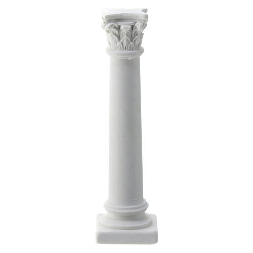 Colonna liscia 6 cm gesso da colorare presepe napoletano 3