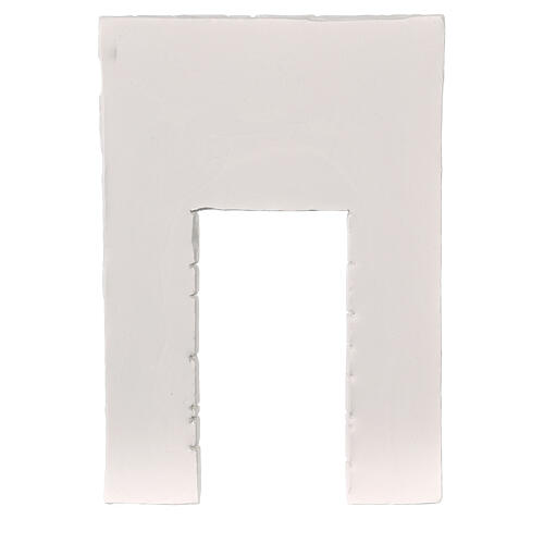 Muro arabo in gesso da colorare 20x15 cm presepe napoletano 3