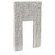 Muro arabo in gesso da colorare 20x15 cm presepe napoletano s2