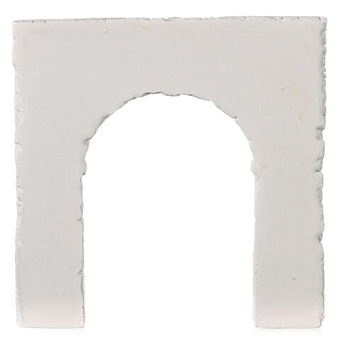 Arch with jagged wall plaster for coloring Neapolitan nativity 20x20 cm 3