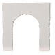 Arch with jagged wall plaster for coloring Neapolitan nativity 20x20 cm s3
